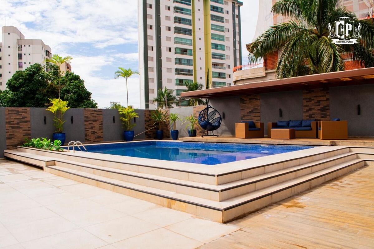 Elegancia & Conforto Flat Mobiliado Гояния Екстериор снимка
